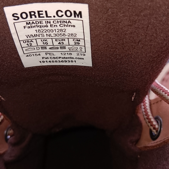 Womens Snow Boots Sz 12 Sorel Slimpack ll - Picture 6 of 8